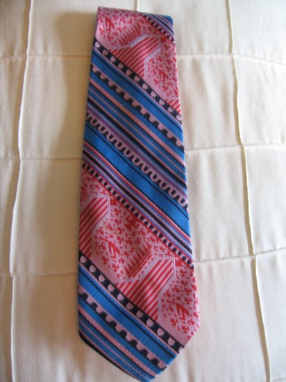 Abstract Phsycadelic 1970's Tie