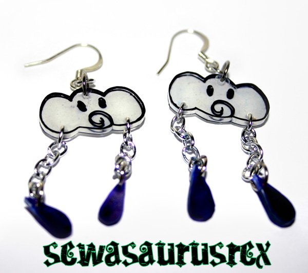 Rain Cloud Earrings