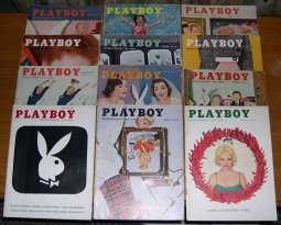 Playboy Magazines 1956 Complete Year