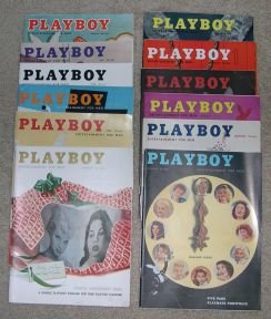 Playboy Magazines 1957 Complete Year