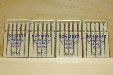 20 Schmetz Metallic 80/12 & 90/14 Needles 130MET