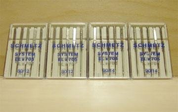 20 Schmetz System 80/12 & 90/14 Needles ELx705