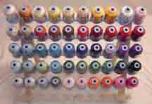 Robison-Anton Top 50 Colors Polyester Machine Embroidery Thread Set 50 mini king cones 1000 meters