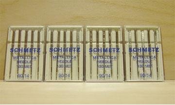 100 Schmetz Metallic 90/14 Needles 130MET