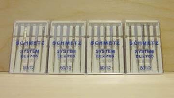 100 Schmetz System 80/12 Needles ELx705