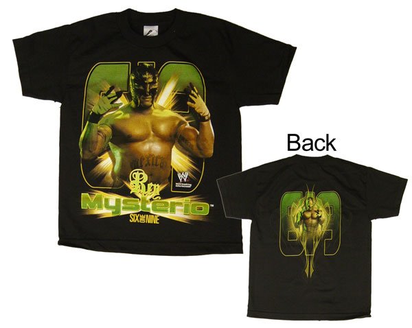 40708 - WWE Rey Mysterio 619 Green Logo T-Shirt