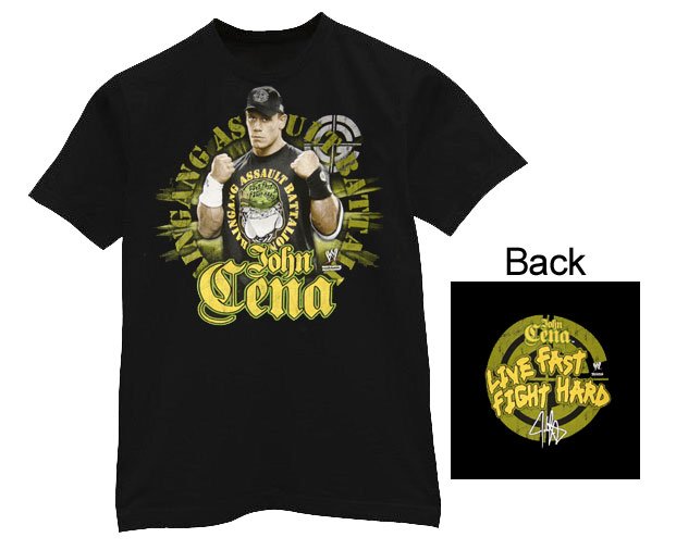 40707 - WWE John Cena Live Fast Fight Hard T-Shirt