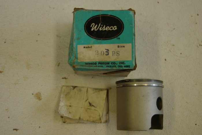 CZ 125 Piston Set std WISECO 203 PS 54.95mm Vintage MX