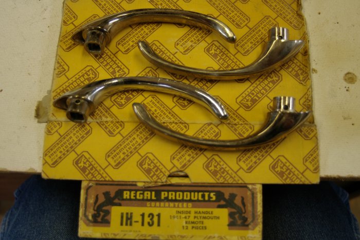 1941 47 PLYMOUTH Inside Handle Door (4 ) Regal IH-131