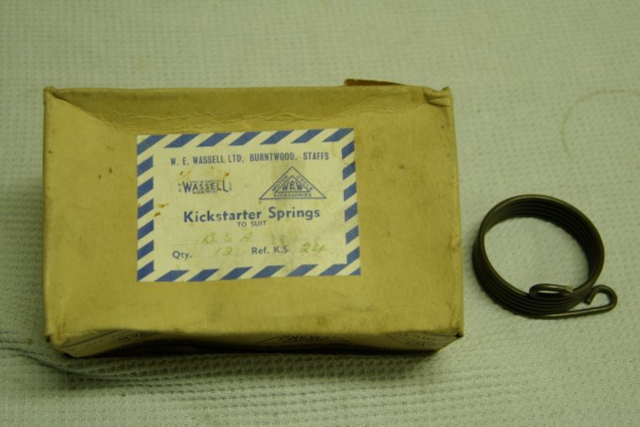 WASSELL BSA A-7 A-10 KICKSTARTER SPRING "1953 on"