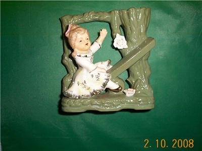 Adorable Little Girl figurine / bud vase