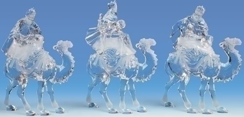 3pc Set 11" 3 Kings On Camel - 36450
