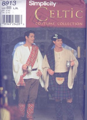 Mens Celtic Costume Simplicity Sewing Pattern