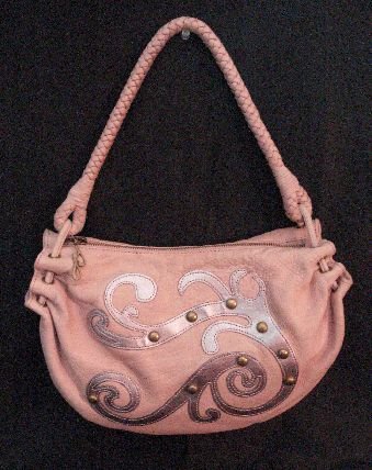 Authentic JLo Rose Colored Fairy Tale Hobo Handbag