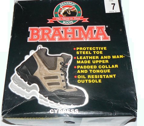 NEW! Brahma Cypress Steel Toe Boots - MENS SIZE 7 - NIB + FREE SHIPPING * LAST PAIR CLEARANCE