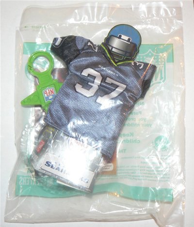 SEAHAWKS SHAUN ALEXANDER #37 BURGER KING NFL MINI JERSEY - NIP + FREE SHIPPING