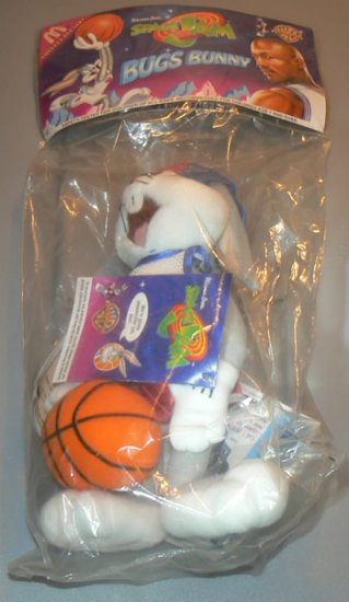 McDonalds 1996 Space Jam Bugs Bunny Plush Toy - Factory Sealed New! - NWT