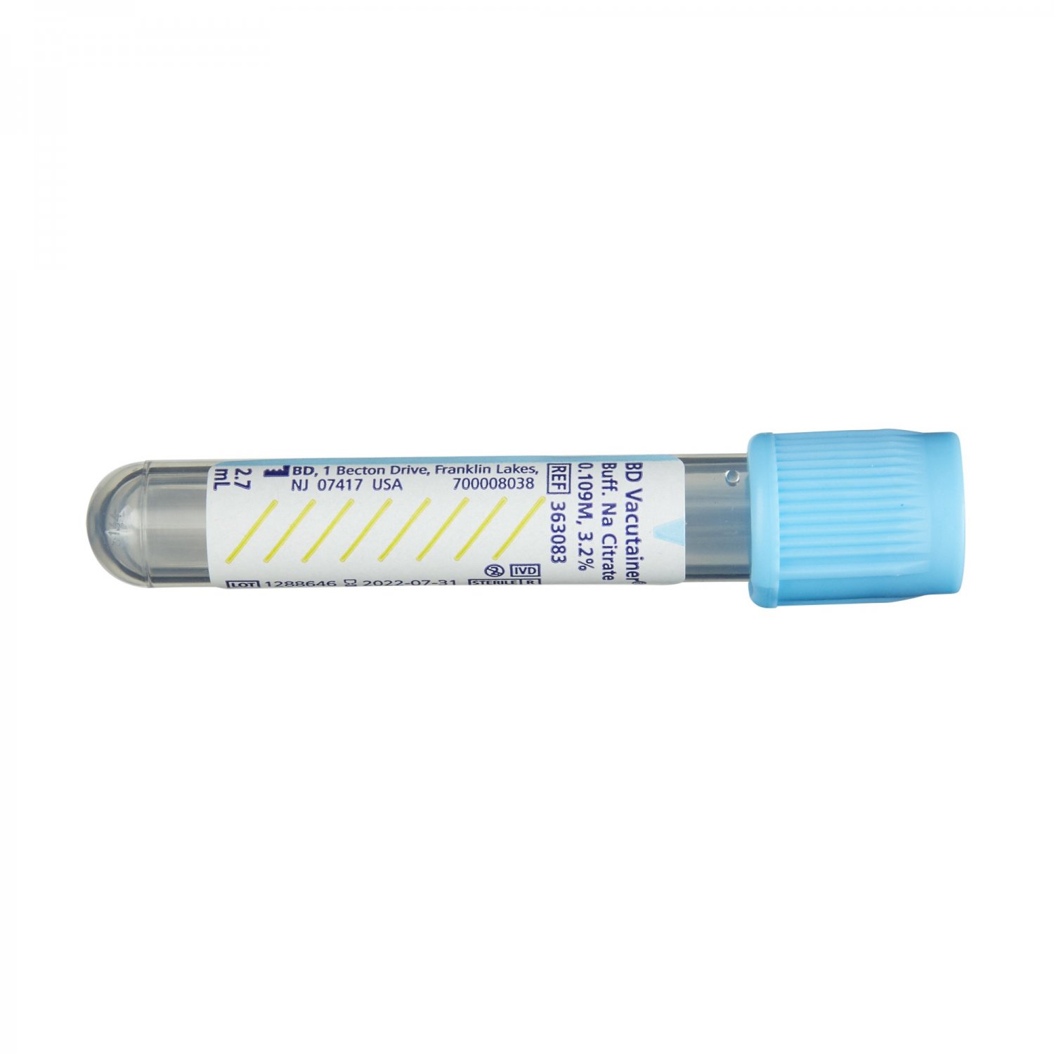 BD Vacutainer Plus Venous Blood Collection Tube Coagulation Tube