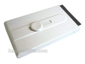 BUSINESS CARD CASE / BUSINESS CARD HOLDER - SILVER ECBCH-A2002