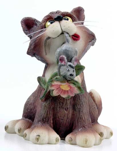 Cats Whiskers Collectable Figure - Cat 'n' Mouse