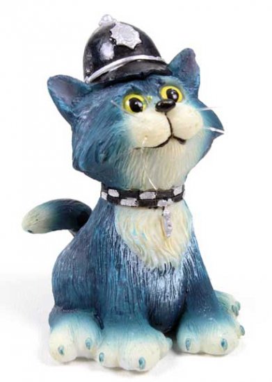 Cats Whiskers Collectable Figure - British Police Cat