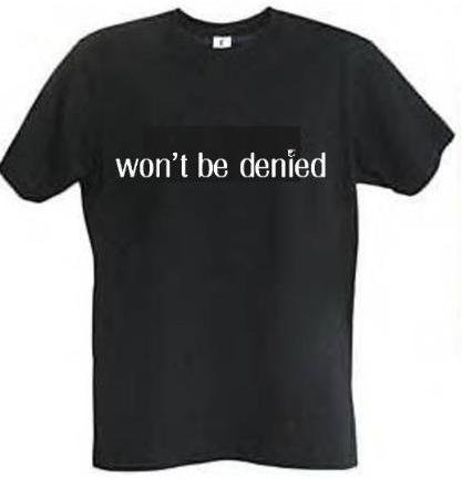 Won't Be Denied Black Crewneck Tee