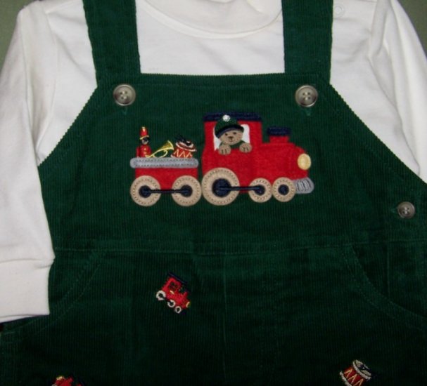 GOODLAD Boys Winter Outfit 2 Piece Train NWT 6/9M