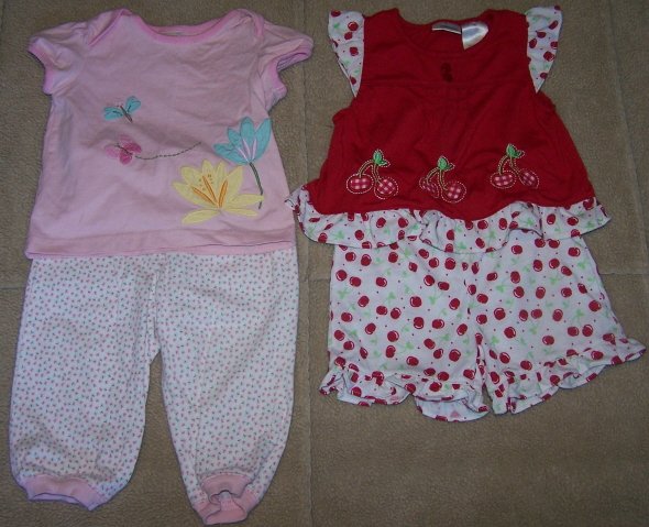Lot/2 Outfits GYMBOREE Tiny Pond Set + GC Outfit Sz 18M