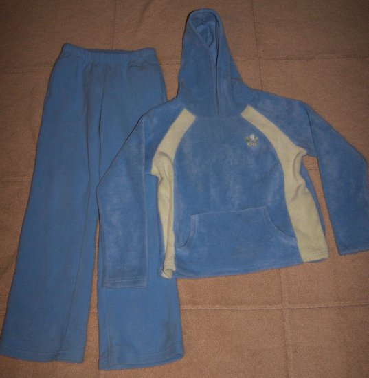 Girls 2PC OLD NAVY Fleece Outfit Pants Hoodie 10/12