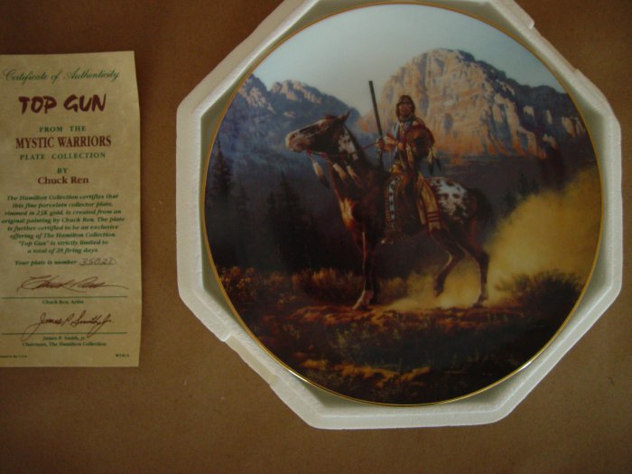 "Top Gun" from the Mystic Warriors Hamilton Collection