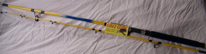 Eagle Claw 8' Spinning Fishing Rod W/FREE Line