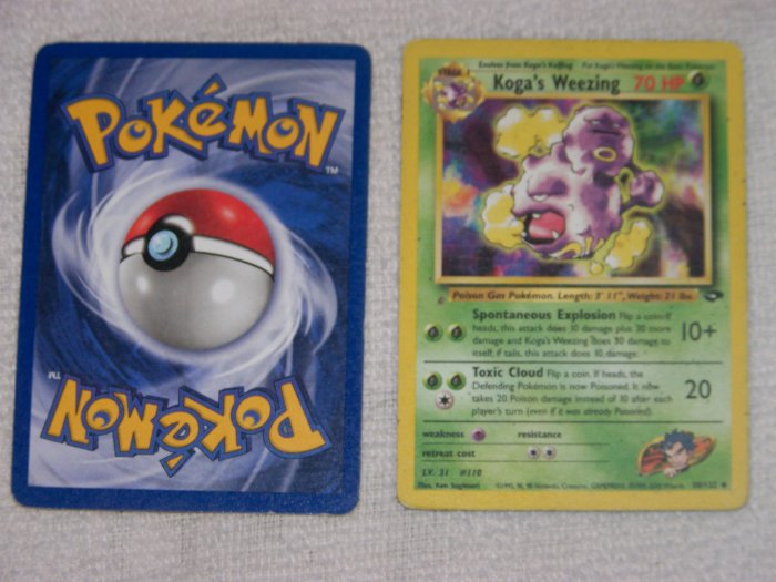 Looking for a good collectable pokemon trading card koga's weezing