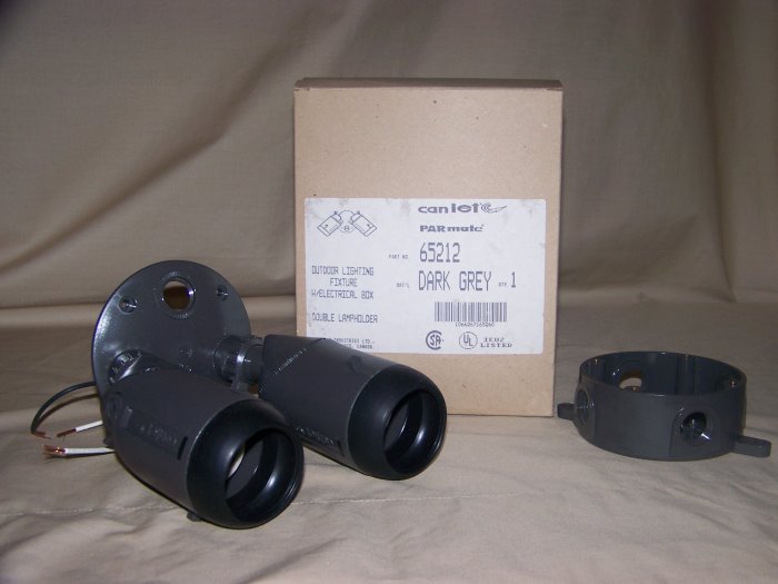 an easy ajustable dubble head floodamp holder