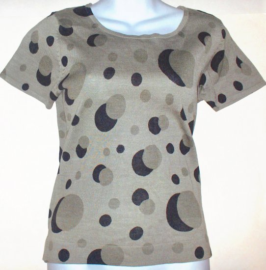 NEW ALFANI Womens silk T-shirt Size small