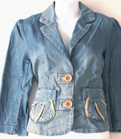 MIMO Juniors denim blazer-style jacket Size large