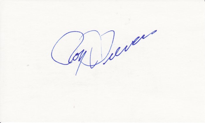 Roy Sievers Autograph Signed Index card! Cleveland ROY