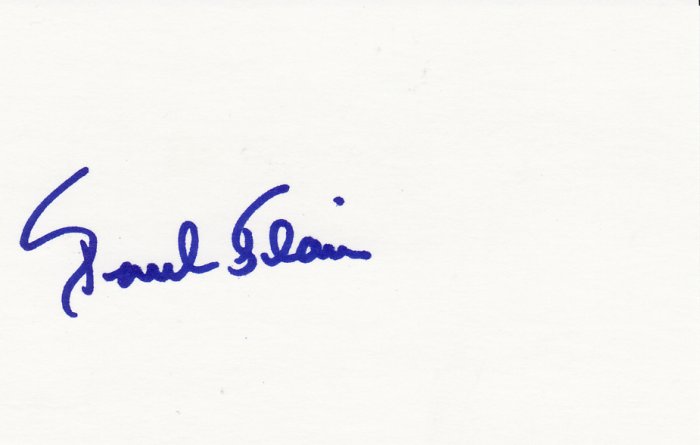 Paul Blair Autograph Signed index card! Orioles Yankees