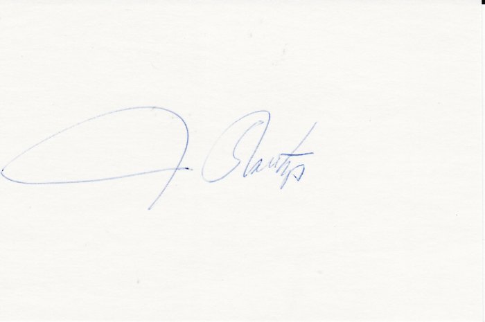 Jim Northrup Autograph Signed Index Card! Detroit Tigers