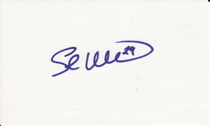 Shea Hillenbrand Autograph Signed Index Card! Boston Red Sox