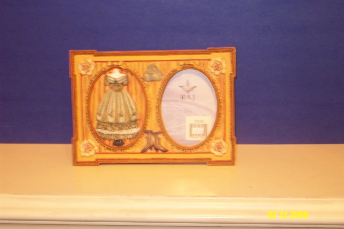 Victorian Dress Resin Picture Frame