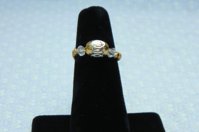 LC994R - Gold Diamond Cut Ring