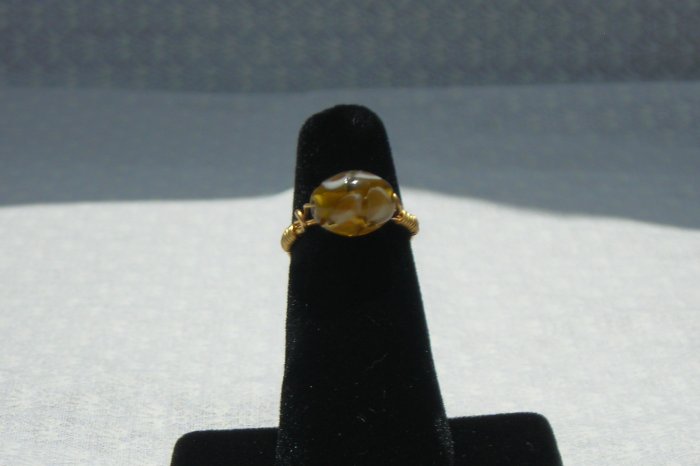 LC997R - Gold and White ring