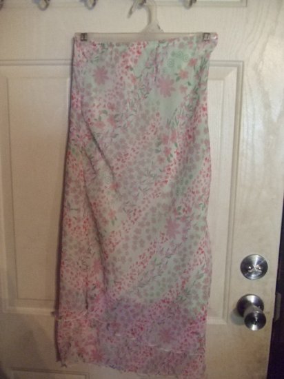 Gently Worn Girl's Long Layerd Skirt Size 14/16