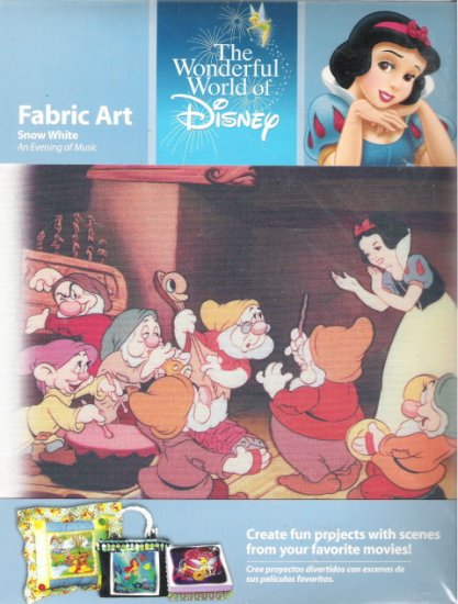 Snow White Fabric Art An Evening of Music