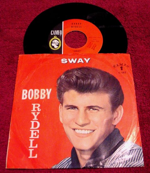 Bobby Rydell Original 45rpm * SWAY & GROOVY TONIGHT * with Picture Sleeve 1960 MINT+