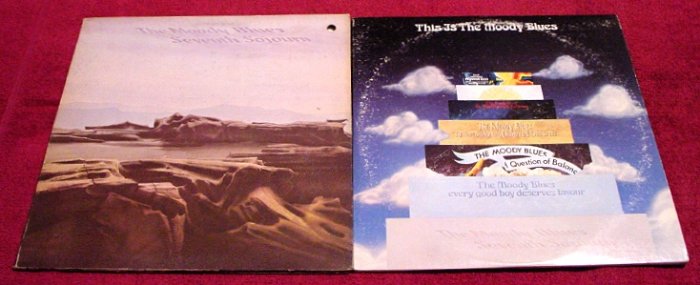 The Moody Blues Original LP Collection * Seventh Sojourn & This Is The Moody Blues * 1972 Mint