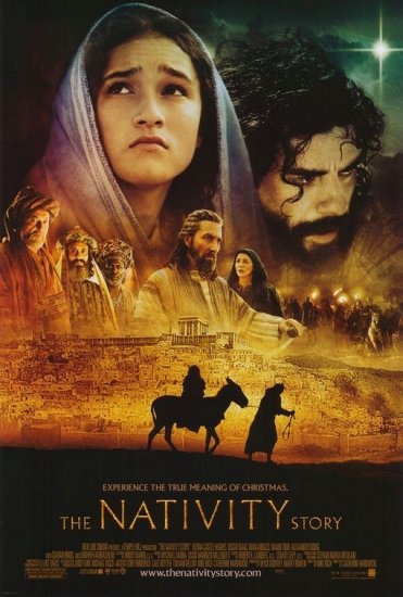 THE NATIVITY STORY Original Poster * KEISHA CASTLE-HUGHES * Huge 4' x 6' Rare 2006 Mint