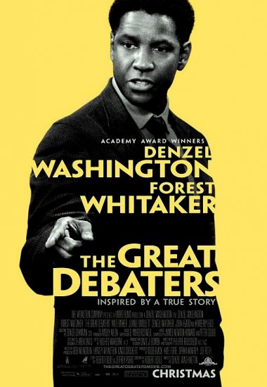 THE GREAT DEBATERS Original Movie Poster * DENZEL WASHINGTON * Huge 4' x 6' Rare 2007 Mint