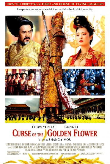 CURSE OF THE GOLDEN FLOWER Original Movie Poster * GONG LI & CHEN JI * Huge 3' x 4' Rare 2006 MINT