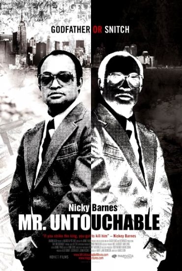 MR UNTOUCHABLE Original Movie Poster * NICKY BARNES * 2' x 3' Rare 2007 Mint